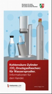 Vorschaubild Vorschaubild 1: Kohlensäure-Zylinder (CO2-Druckgasflaschen) für Wassersprudler.