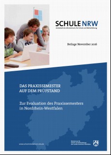 Vorschaubild Vorschaubild 1: Das Praxissemester auf dem Prüfstand.Zur Evaluation des Praxissemesters in Nordrhein-Westfalen