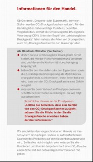 Vorschaubild Vorschaubild 2: Kohlensäure-Zylinder (CO2-Druckgasflaschen) für Wassersprudler.