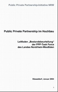 Vorschaubild 3: Leitfaden der PPP-Initiative: Bestandsbeurteilung