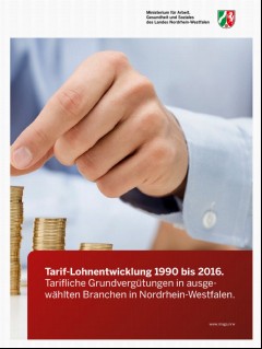 Vorschaubild 1: Tarif-Lohnentwicklung 1990 bis 2016.
