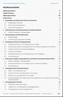 Vorschaubild 3: Gutachten Krankenhauslandschaft Nordrhein-Westfalen- Kurzfassung -