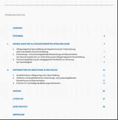 Vorschaubild 2: Alltagsintegrierte Sprachbildung und Beobachtung im Elementarbereich - Grundlagen für Nordrhein-Westfalen